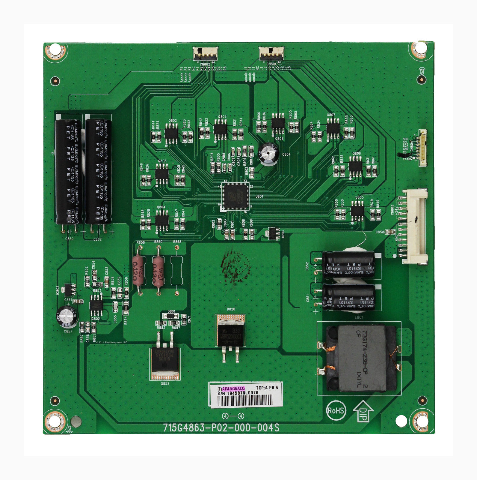 Vizio INTVAR45GAAD6 (715G4863-P01-000-004S) LED-Treiberplatine